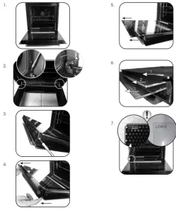 CANDY FCT855NXL1 Oven - REMOVAL