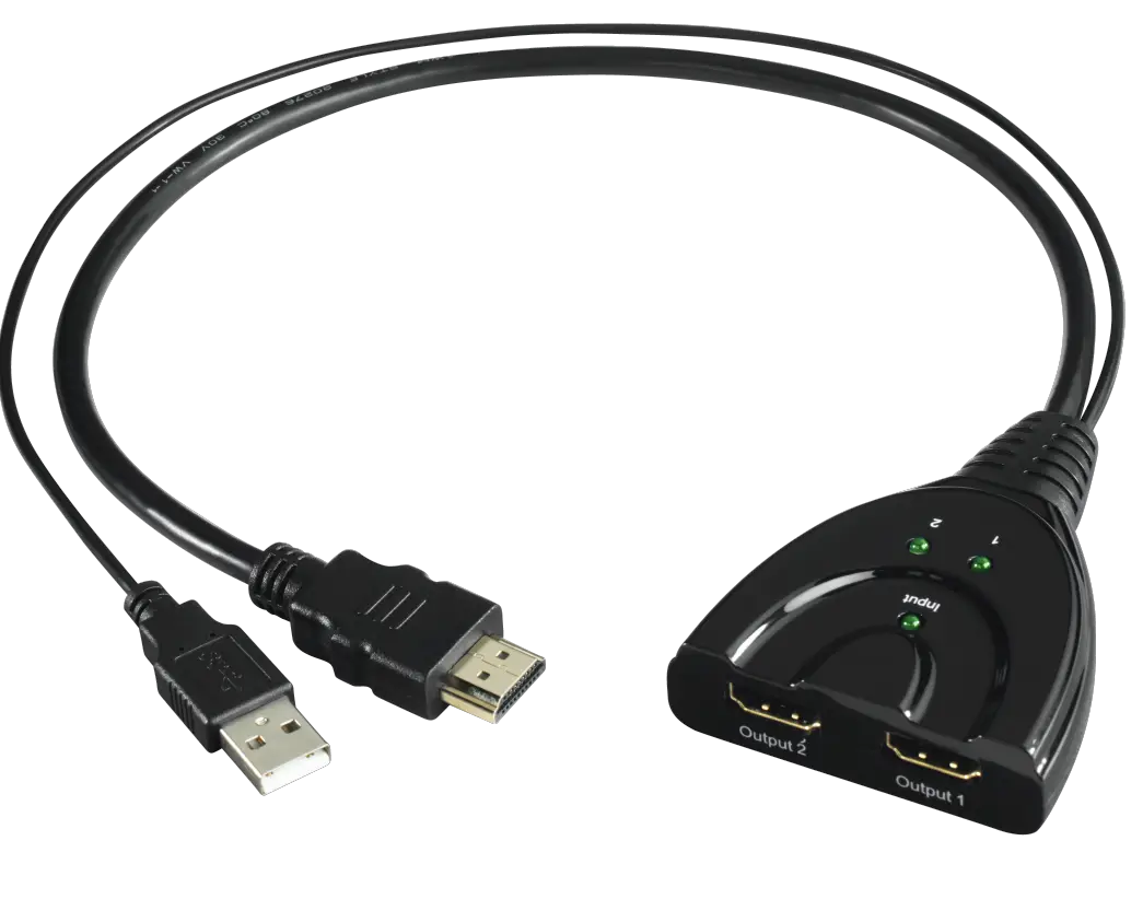 hama 00121776 HDMI Splitter 2-Way featured