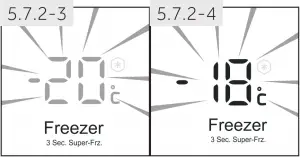 Adjust the temperature of the freezer