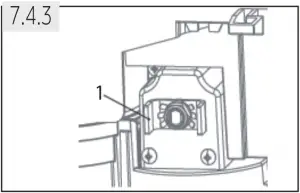 Reinstalling the ice container