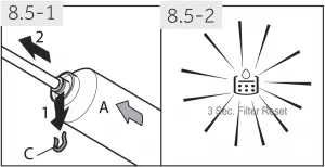 Replacing the filter