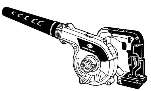 MOKENEYE LB01Z 20V Cordless Leaf Blower and Vacuum