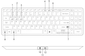element ECT105W Multi Mode Wireless Keyboard - INTRODUCTION