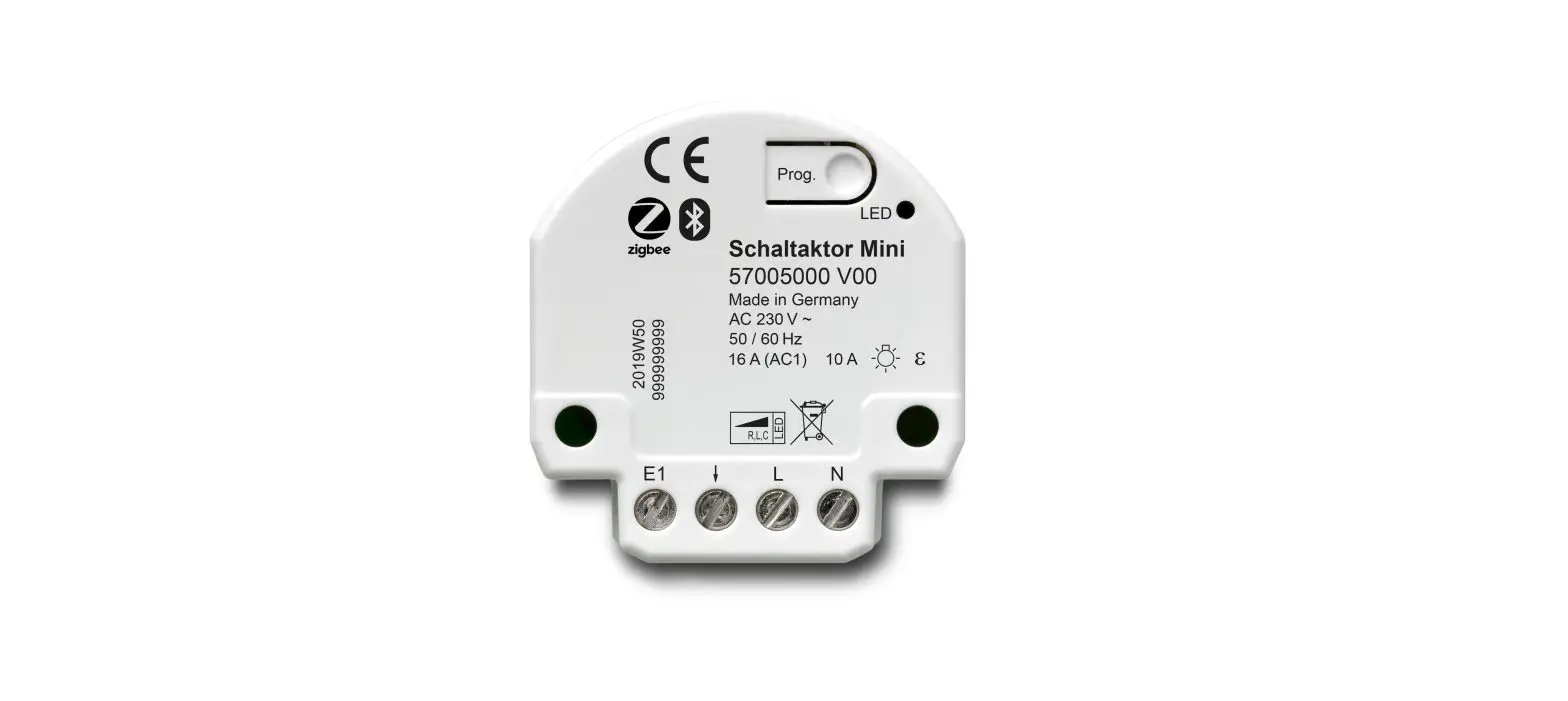 Nexentro 57005000 Zigbee Switching Actuator Mini Instruction Manual