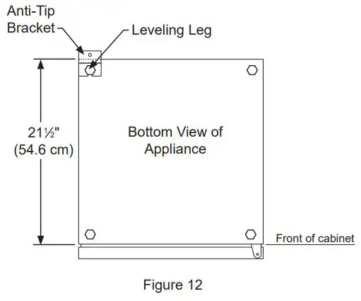 MARVEL MODR224 Undercounter Refrigerator User Guide - Figure 12