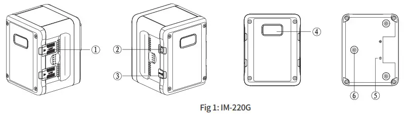 MOTIX IM 220G98G Rechargeable Li ion Battery Pack - Description of appearance