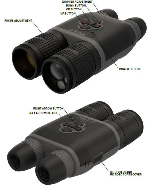 ATN BinoX 4T Series Thermal Smart HD Binocular with Built-in Laser Ranger Finder-1