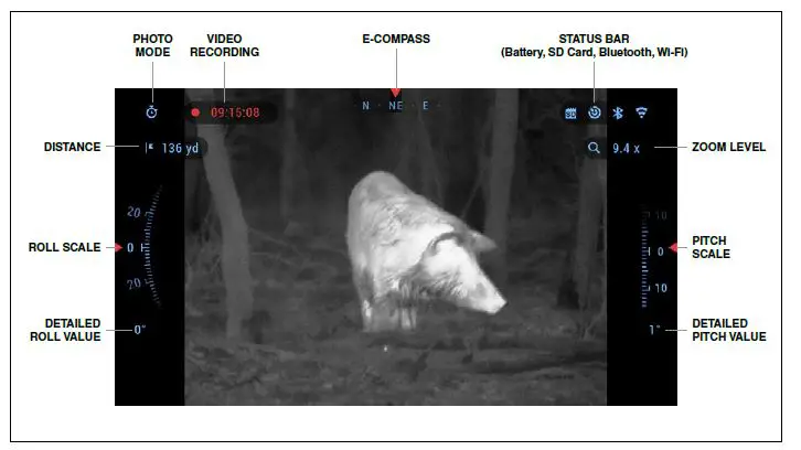 ATN BinoX 4T Series Thermal Smart HD Binocular with Built-in Laser Ranger Finder-11