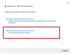Install the Driver interface
