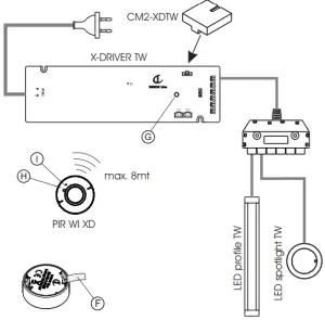 Coupling with Dynamic TW light