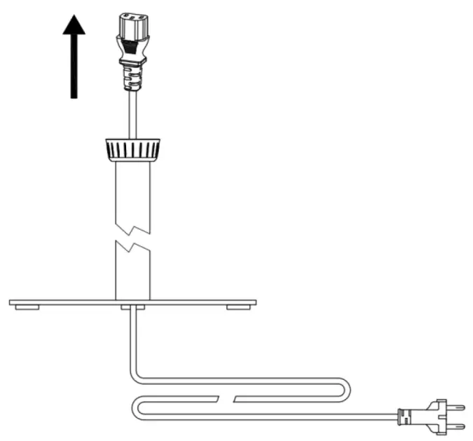 KETTLER KLEH151 0500 Kalos Terrace Electric Heater Table Top - Assembly 1