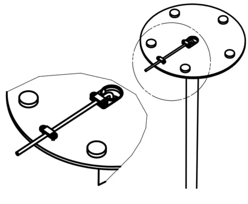 KETTLER KLEH151 0500 Kalos Terrace Electric Heater Table Top - Assembly 4