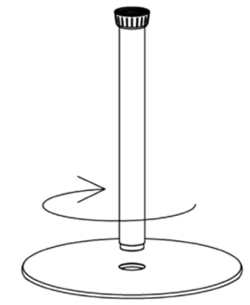 KETTLER KLEH151 0500 Kalos Terrace Electric Heater Table Top - Assembly