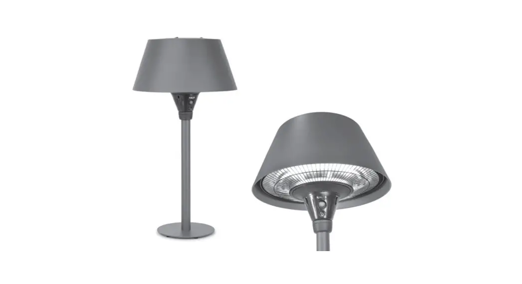 Kettler Kleh151-0500 Kalos Terrace Electric Heater Table Top Instruction Manual