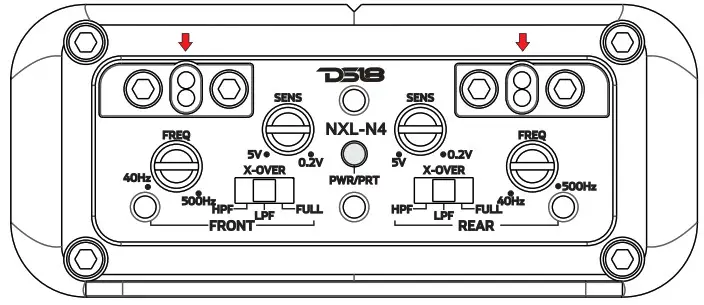 DS18 HYDRO Waterproof Hydro Motorsports - INPUT SECTION