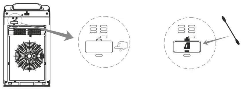 airbi AIRCV755 Wi Fi Air Purifier - sensor