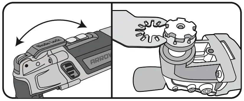 ARROW OSC9500 A 3 5 Amp Oscillating Multi Tool Kitit - nameplate