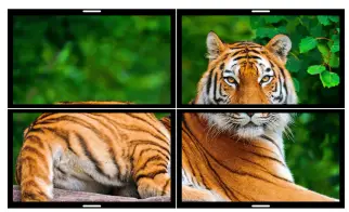 A-NEUVIDEO ANI-HDFLIP 2x4 4K60Hz 18Gbps HDMI Video Wall with 180 Degree Rotation 12