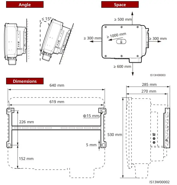 HUAWEI SUN2000-36KTL-M3 Smart String Solar Inverter User Guide - Installation Requirements
