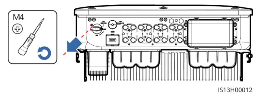 HUAWEI SUN2000-36KTL-M3 Smart String Solar Inverter User Guide - Turn on the AC switch between the solar inverter and the power grid