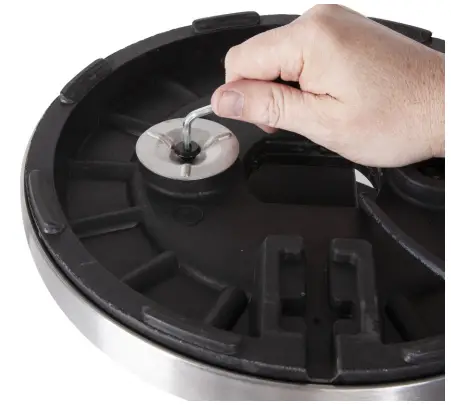 Swan SH16310N Column Patio Heater - holes 1