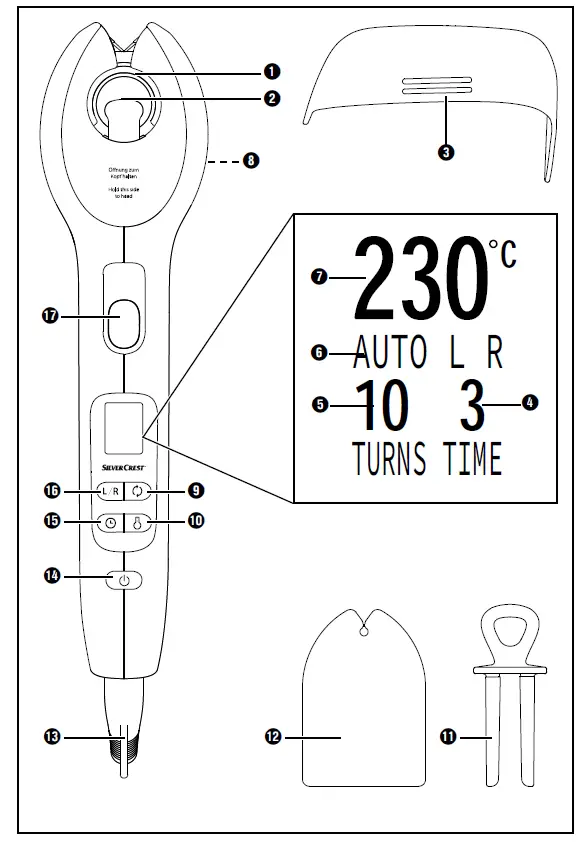SILVERCREST-Quick-Curl-Curling-ron-FIG-1