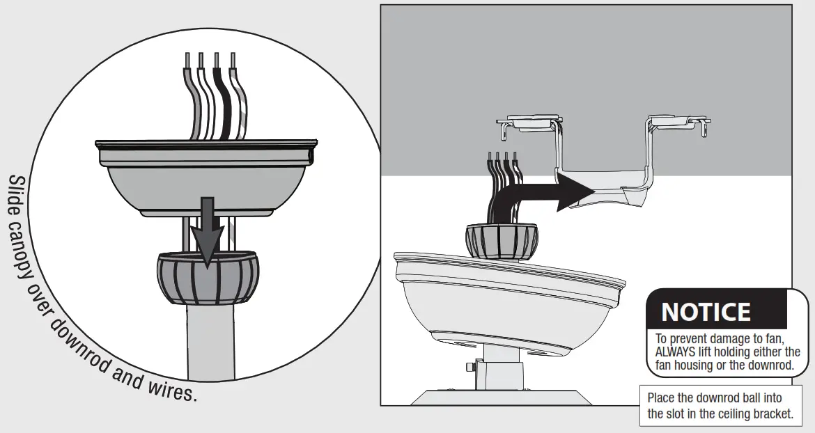 Hunter 51312 Mesquite LED Ceiling Fan - fig16