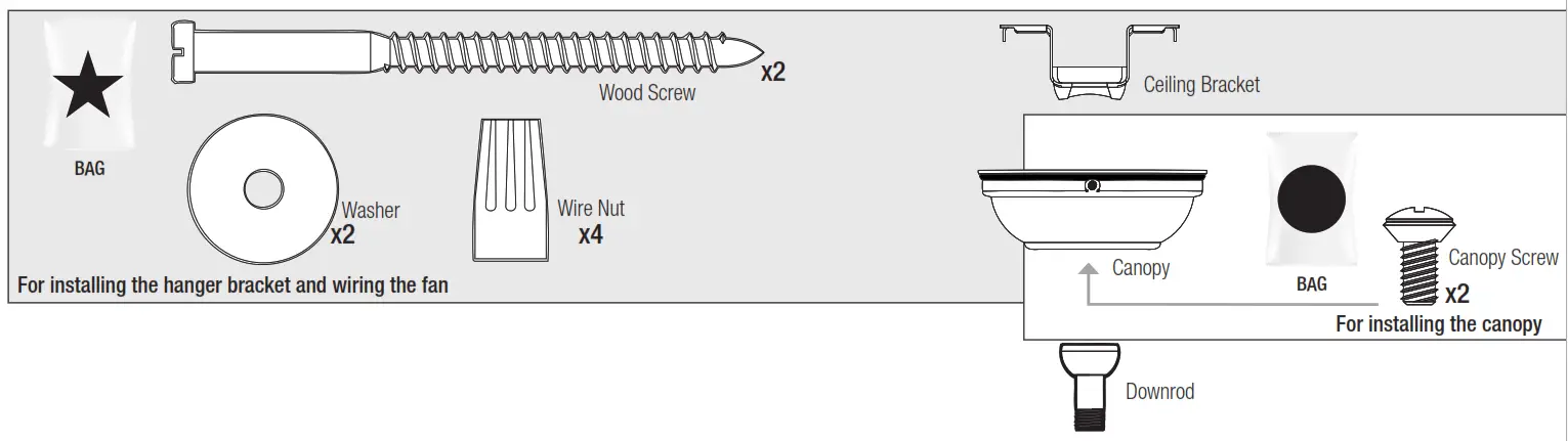 Hunter 51312 Mesquite LED Ceiling Fan - fig2