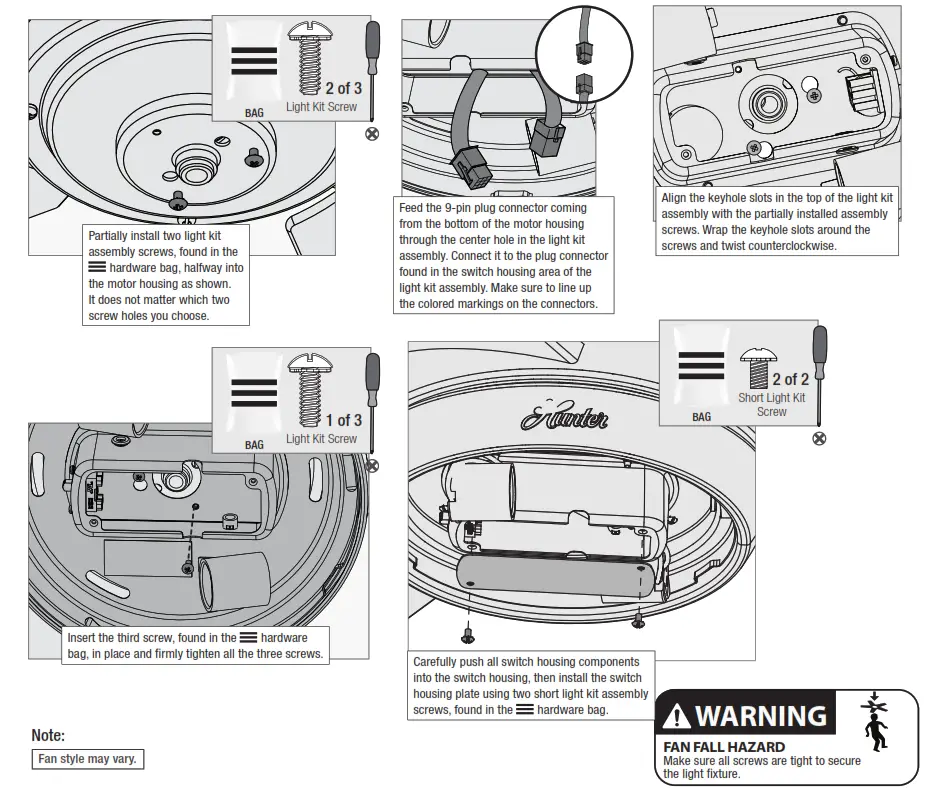 Hunter 51312 Mesquite LED Ceiling Fan - fig26