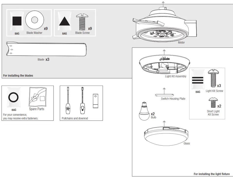 Hunter 51312 Mesquite LED Ceiling Fan - fig3