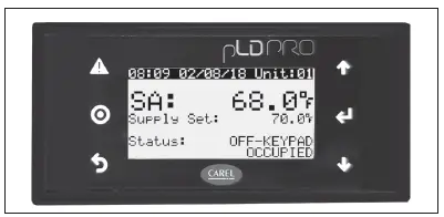 MODINE 74-543.3 Carel pGD1 Display Interface Module Fig3