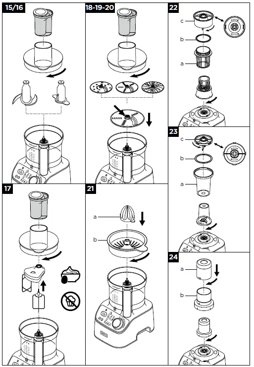 KE WOOD FDM71 MultiPro Express Weigh+ Food Processor FIG 2