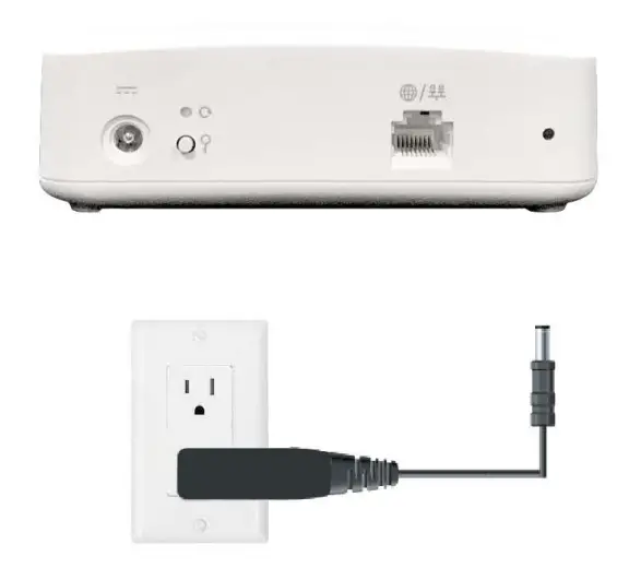 TRI-CO GO 7570 GigSpire Blast U4 User Guide - Connect GigaSpire Blast u4m to power outlet.