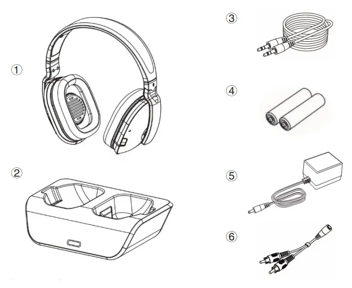 ARTISTE-ADH300J-2.4GHz-Digital-Over-Ear-Stereo-Headphone-for-TV-fig-3