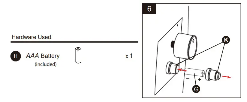 HAMPTON BAY FP20306 26 Inch Round Concrete Propane Gas Fire Column - ASSEMBLY 6