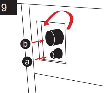 HAMPTON BAY FP20306 26 Inch Round Concrete Propane Gas Fire Column - ASSEMBLY 9