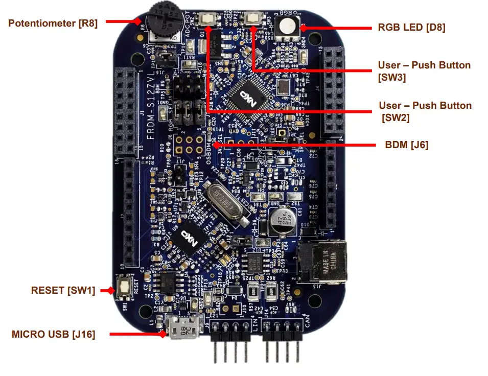 NXP DEVKIT ZVL128 Ultra Low Cost Development Platform for S12 Microcontrollers - fig 6