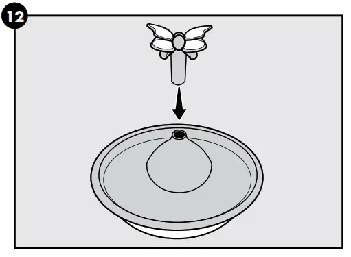 PetSafe PWW00-16928 Drinkwell Butterfly Pet Fountain - 12