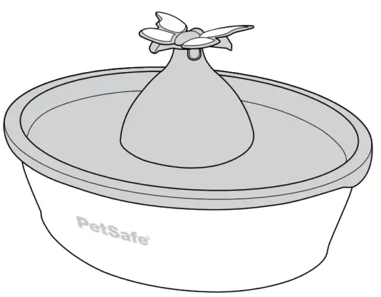 PetSafe PWW00-16928 Drinkwell Butterfly Pet Fountain