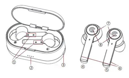 VALORE BTi43 Gaming True Wireless Earbuds 1