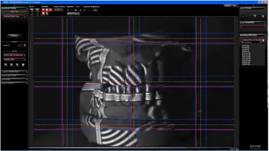 DAVID SLS 1 Structure Light 3D Scanner - Aim the camera so that it
