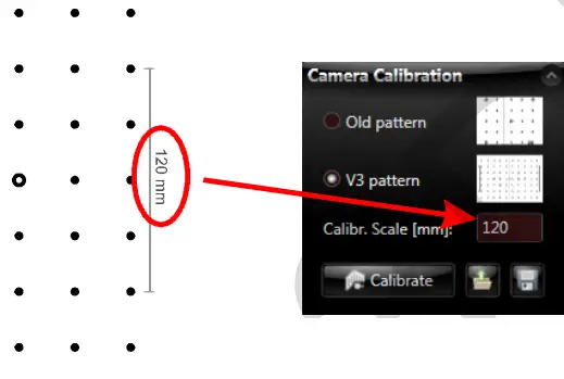 DAVID SLS 1 Structure Light 3D Scanner - Enter the scale size