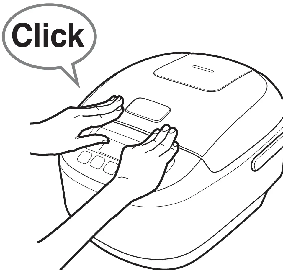 HOW TO CLOSE THE OUTER LID