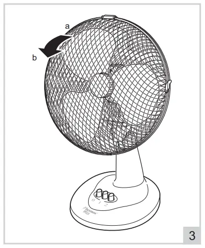 bESTRON DDF27Z Table Fan - fig4