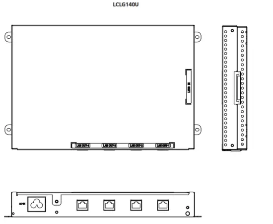 LG LAT140GT81 14mm Self Adhesive Transparent Color LED Film - LCLG140U