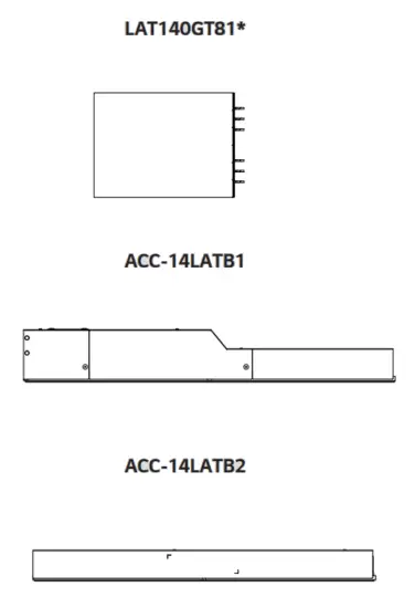LG LAT140GT81 14mm Self Adhesive Transparent Color LED Film - Parts