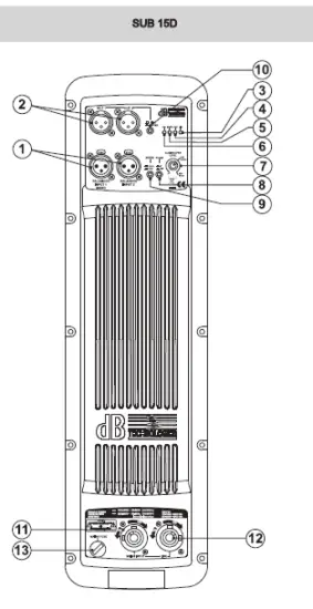 digipro SUB 15D Digital Power Subwoofer fig 1