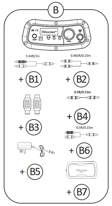 XRocker 2.1 Stereo Wireless--