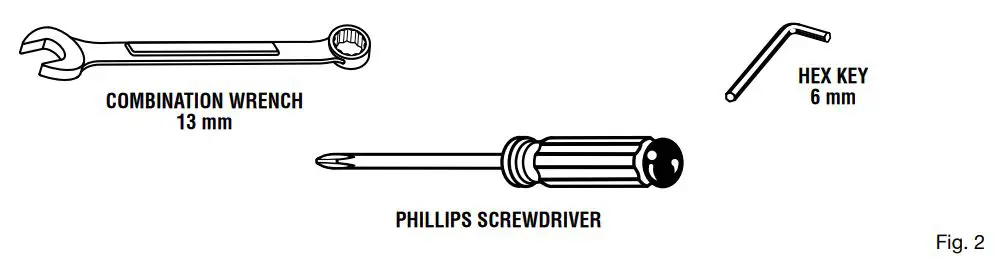 RIDGID AC9960 Professional Compact Miter Saw Stand User Manual - Fig 2