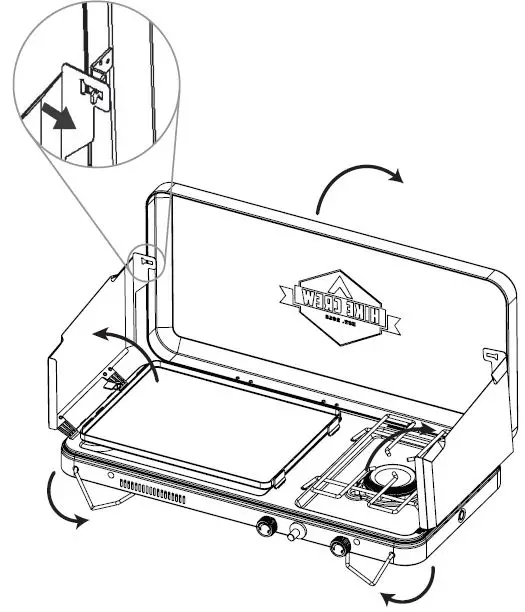 HIKE-CREW-HC1B1FWI-Dual-Burner-Stove-with-Griddle-fig2